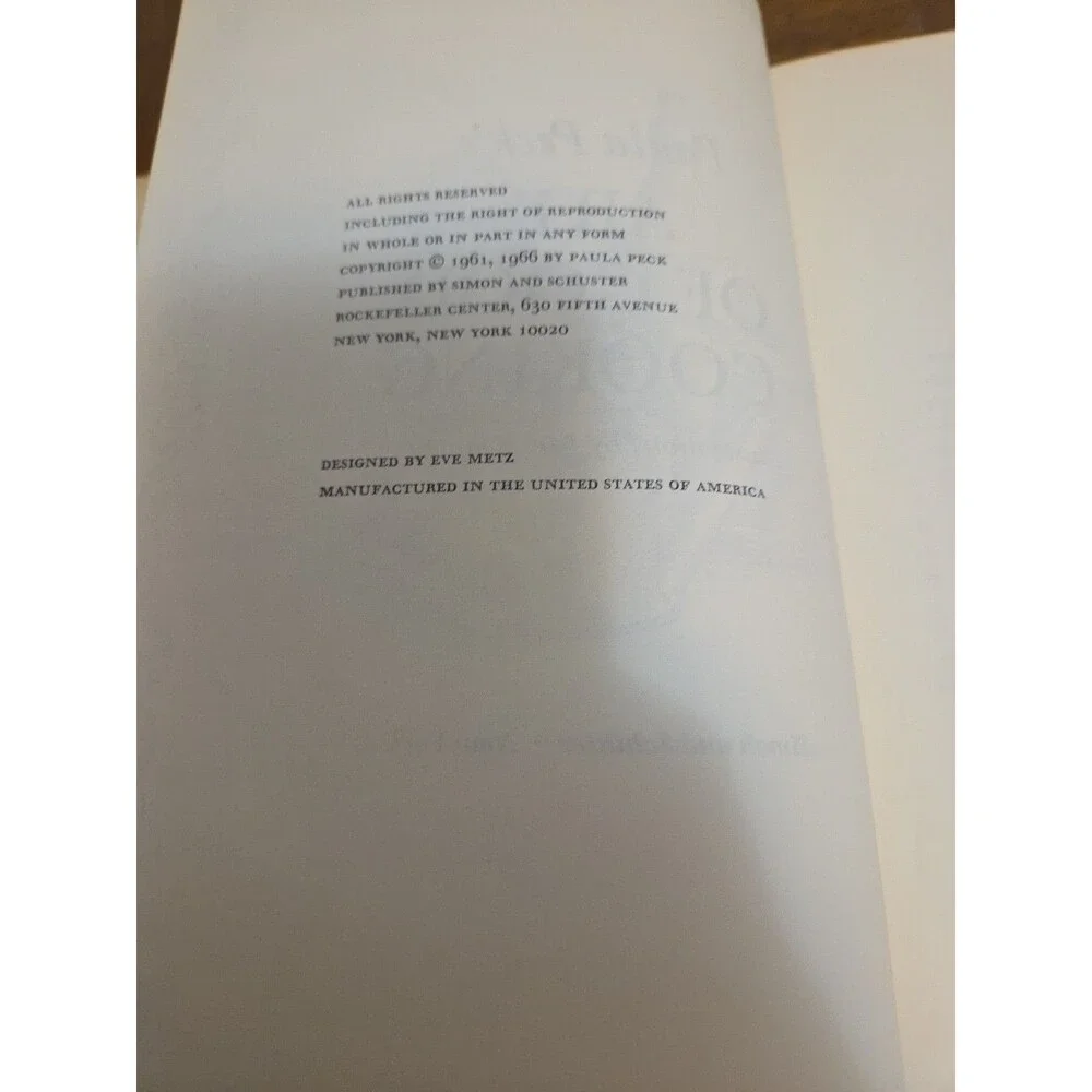 Paula Peck's Art of Good Cooking HC/Dust Jacket 1966 Book Club Vintage Recipes